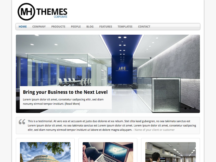 mh_corporate theme websites examples