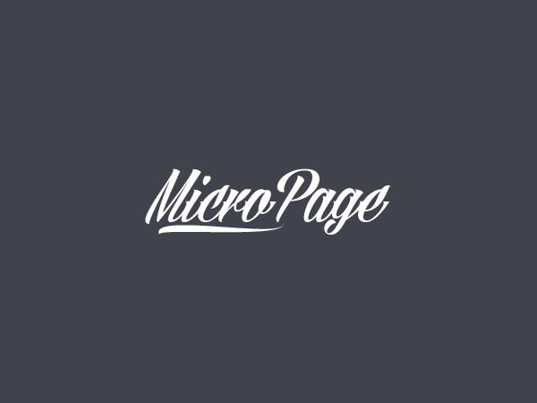 micropage theme websites examples