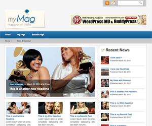 mymag theme websites examples