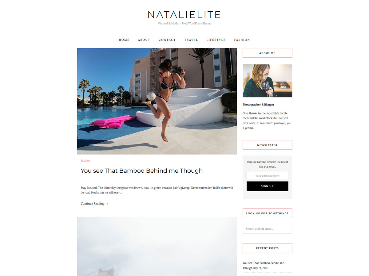 natalielite WordPress theme, websites list used natalielite theme natalielite theme websites examples