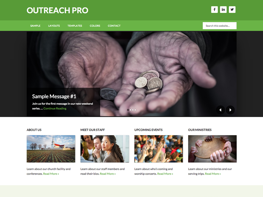 nccumc-pro-dists theme websites examples