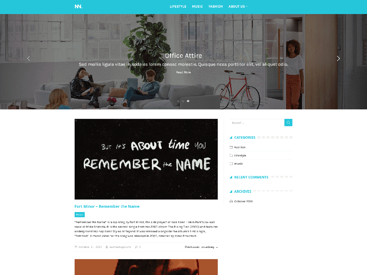 neovantage theme websites examples