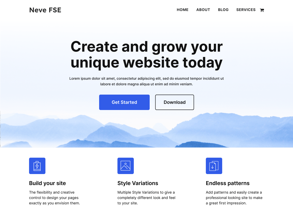 neve-fse theme websites examples