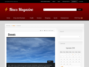 News theme websites examples