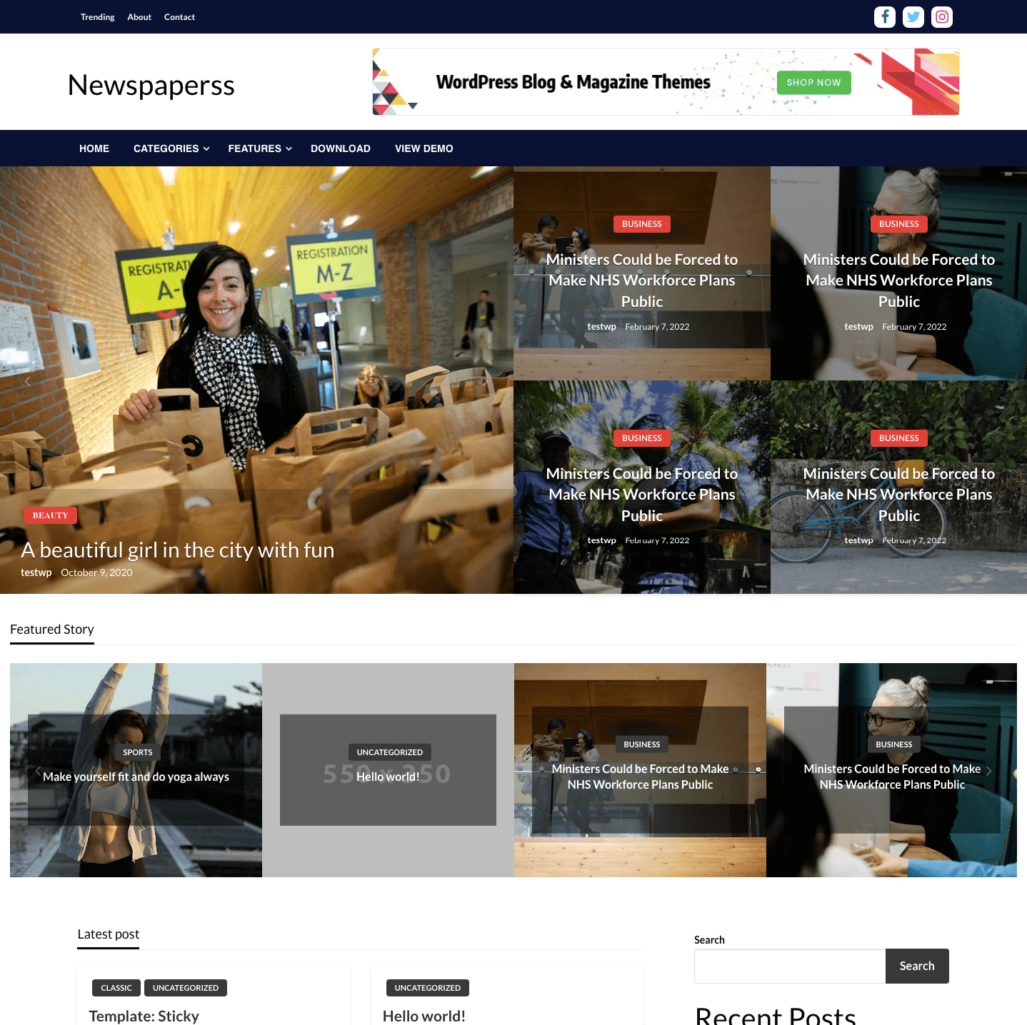 newspaper-up WordPress theme, websites list used newspaper-up theme newspaper-up theme websites examples