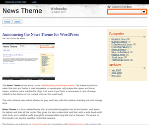 newstheme theme websites examples