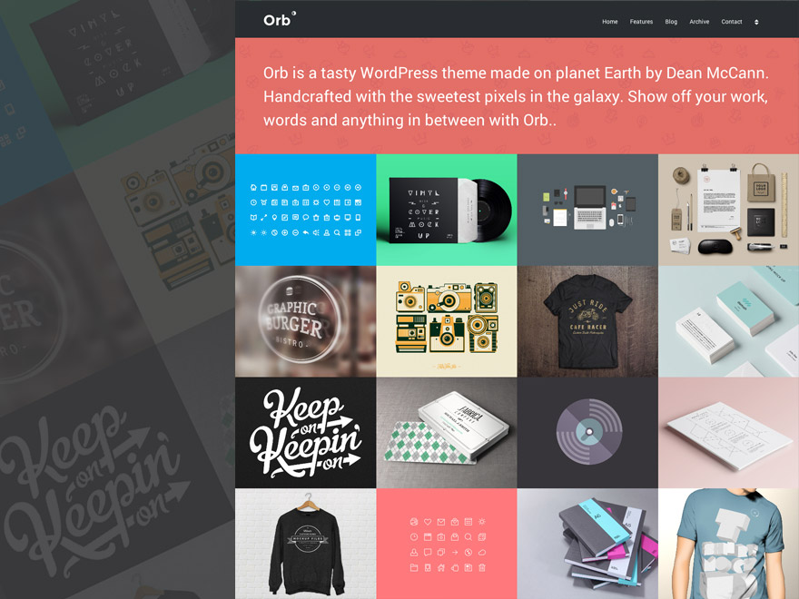 orb WordPress theme, websites list used orb theme orb theme websites examples