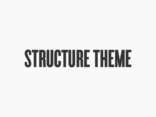 Structure Theme website example screenshot
