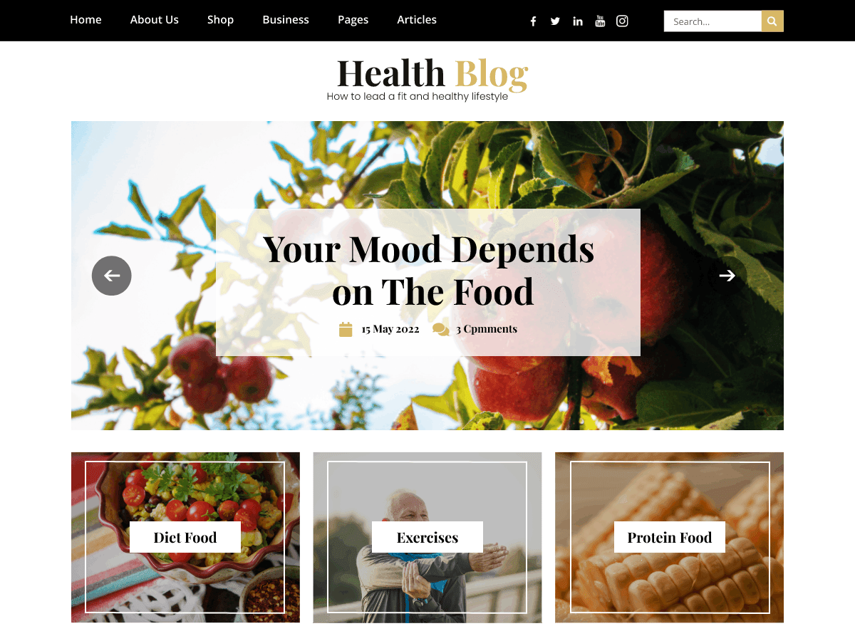 ovation-health-blog WordPress theme, websites list used ovation-health-blog theme ovation-health-blog theme websites examples