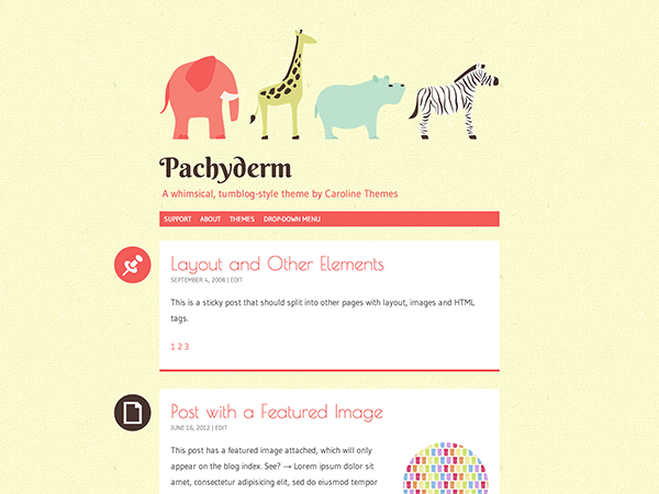 Pachyderm website example screenshot