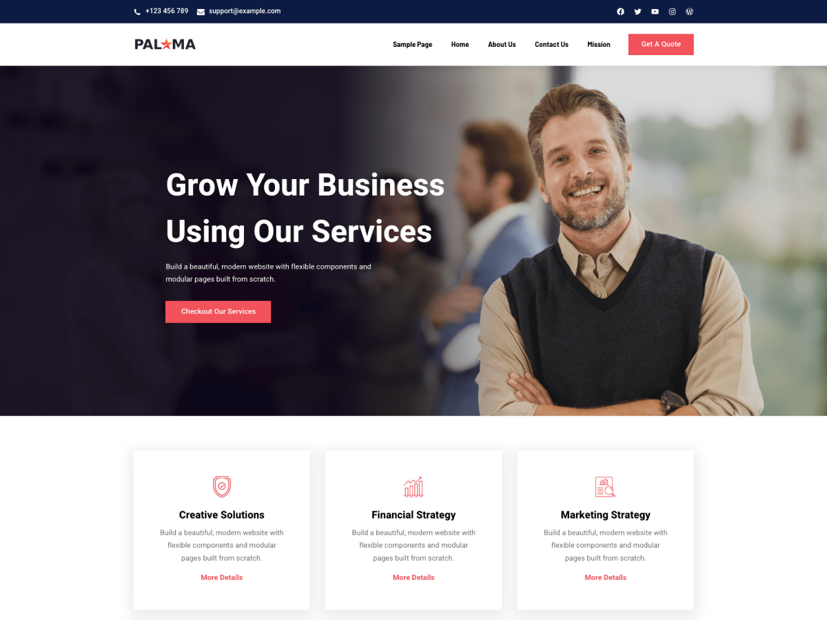 Paloma FSE theme websites examples