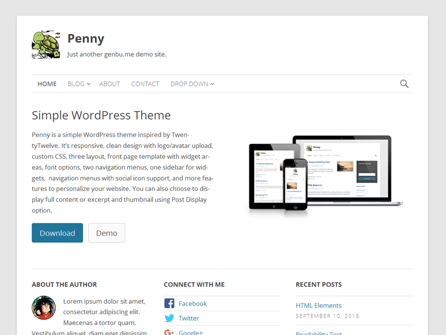 Penny theme websites examples