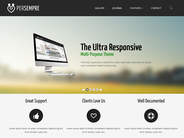 persempre WordPress theme, websites list used persempre theme persempre theme websites examples