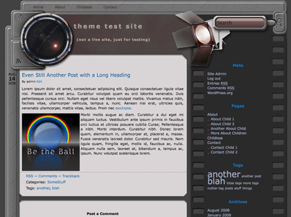 Photog theme websites examples