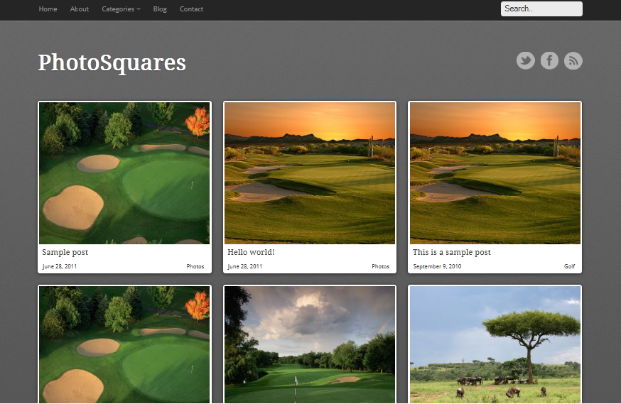 photosquares2 WordPress theme, websites list used photosquares2 theme photosquares2 theme websites examples