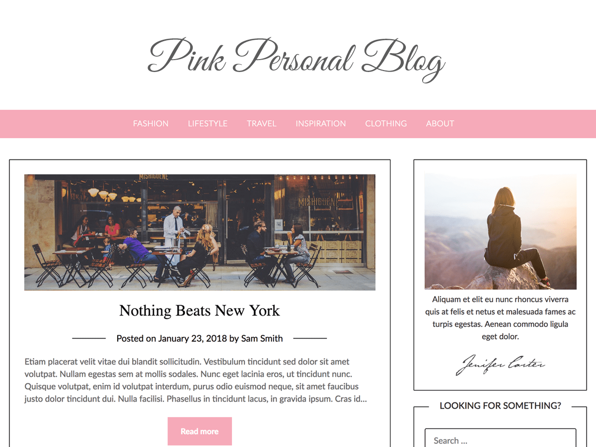 pink-personal-blogily WordPress theme, websites list used pink-personal-blogily theme pink-personal-blogily theme websites examples