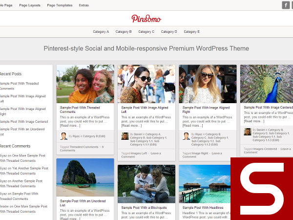 pinsomo-somo WordPress theme, websites list used pinsomo-somo theme pinsomo-somo theme websites examples