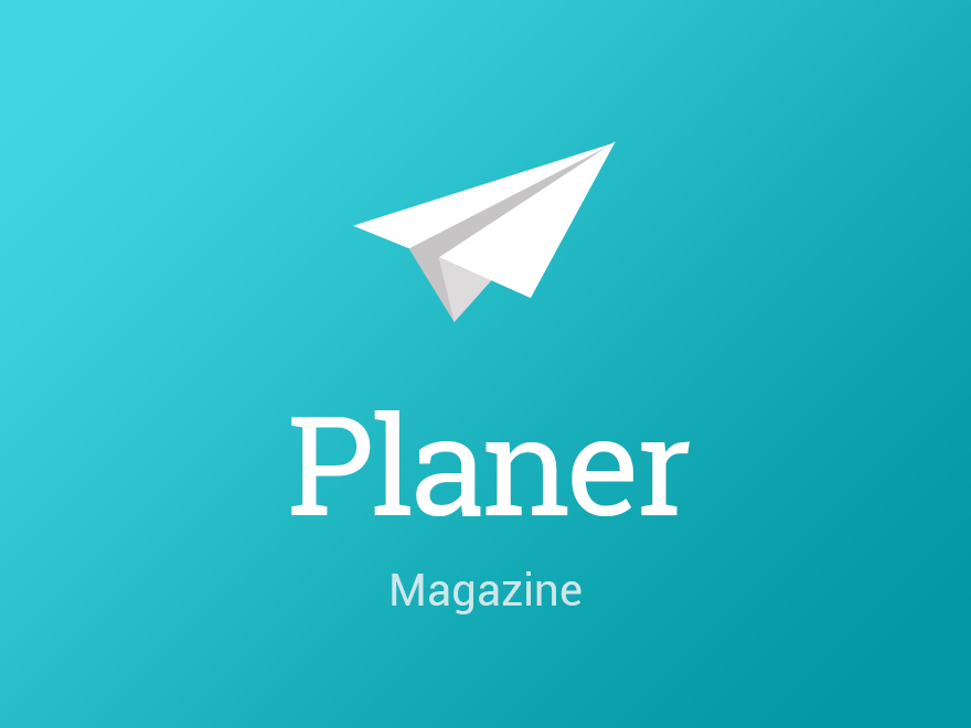 Planer theme websites examples