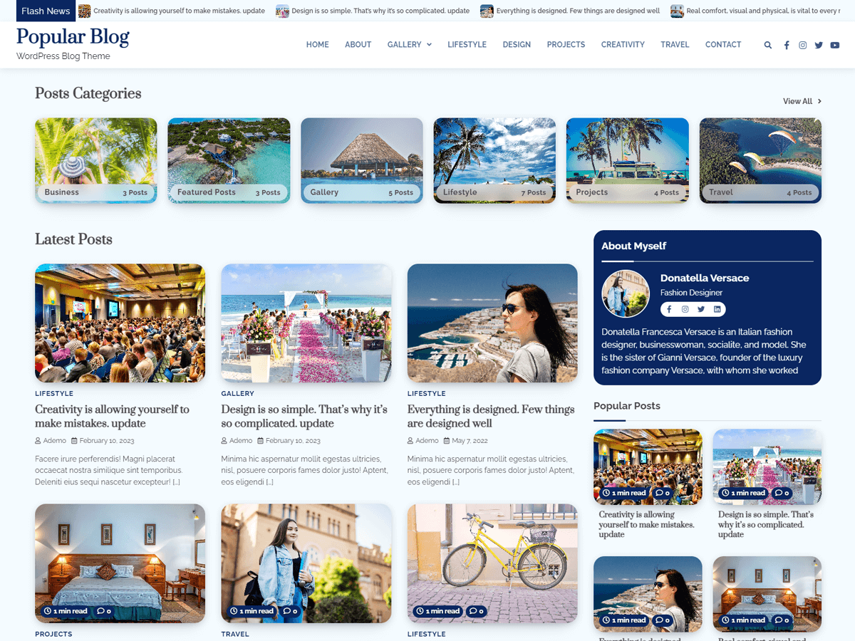 popular-blog WordPress theme, websites list used popular-blog theme popular-blog theme websites examples