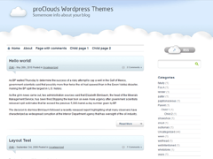 proClouds theme websites examples