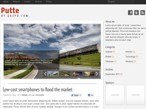 putte WordPress theme, websites list used putte theme putte theme websites examples