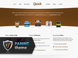 qlassik-parent theme websites examples