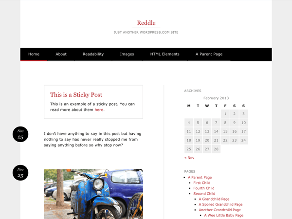 Reddle website example screenshot