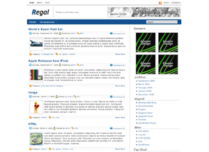Regal theme websites examples