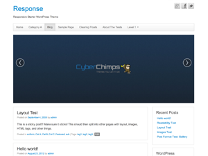 response2 theme websites examples