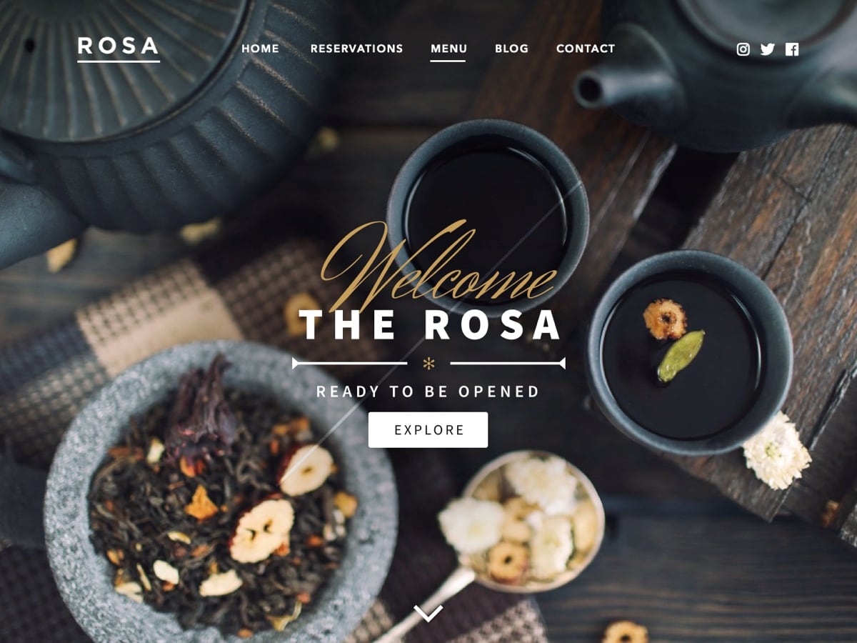 rosa-lite theme websites examples