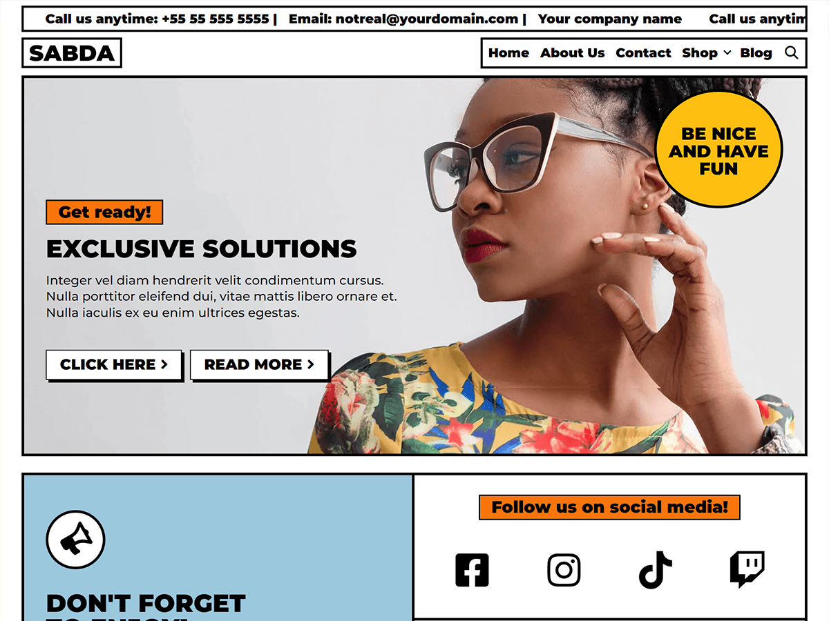 sabda WordPress theme, websites list used sabda theme sabda theme websites examples
