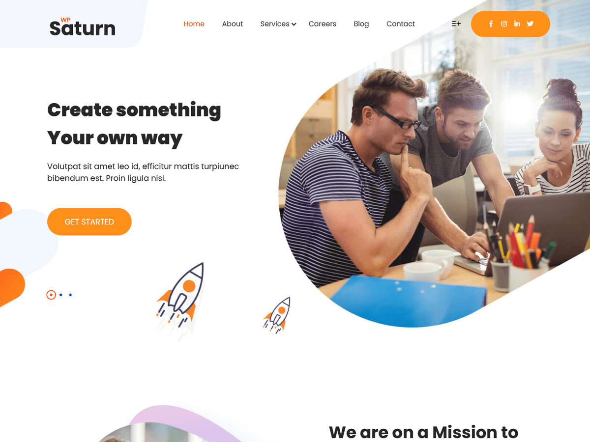 saturnwp WordPress theme, websites list used saturnwp theme saturnwp theme websites examples