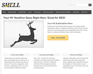 Shell Lite website example screenshot