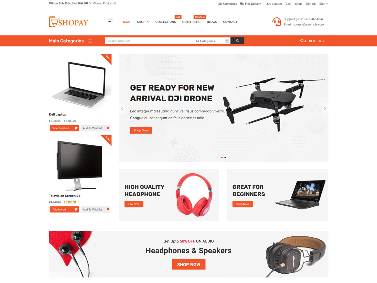 shopay WordPress theme, websites list used shopay theme shopay theme websites examples