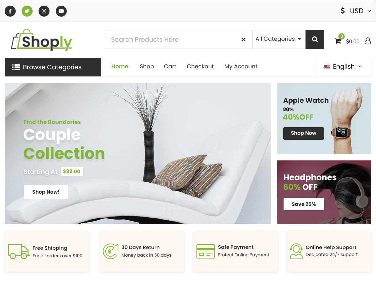 shoply WordPress theme, websites list used shoply theme shoply theme websites examples