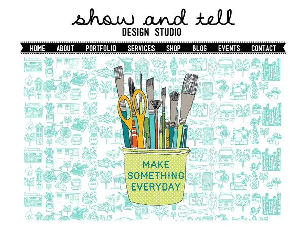 show-and-tell theme websites examples