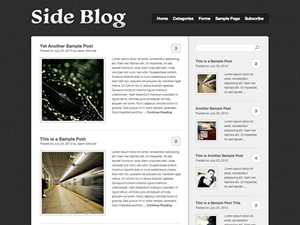 Side Blog WordPress theme, websites list used Side Blog theme Side Blog theme websites examples
