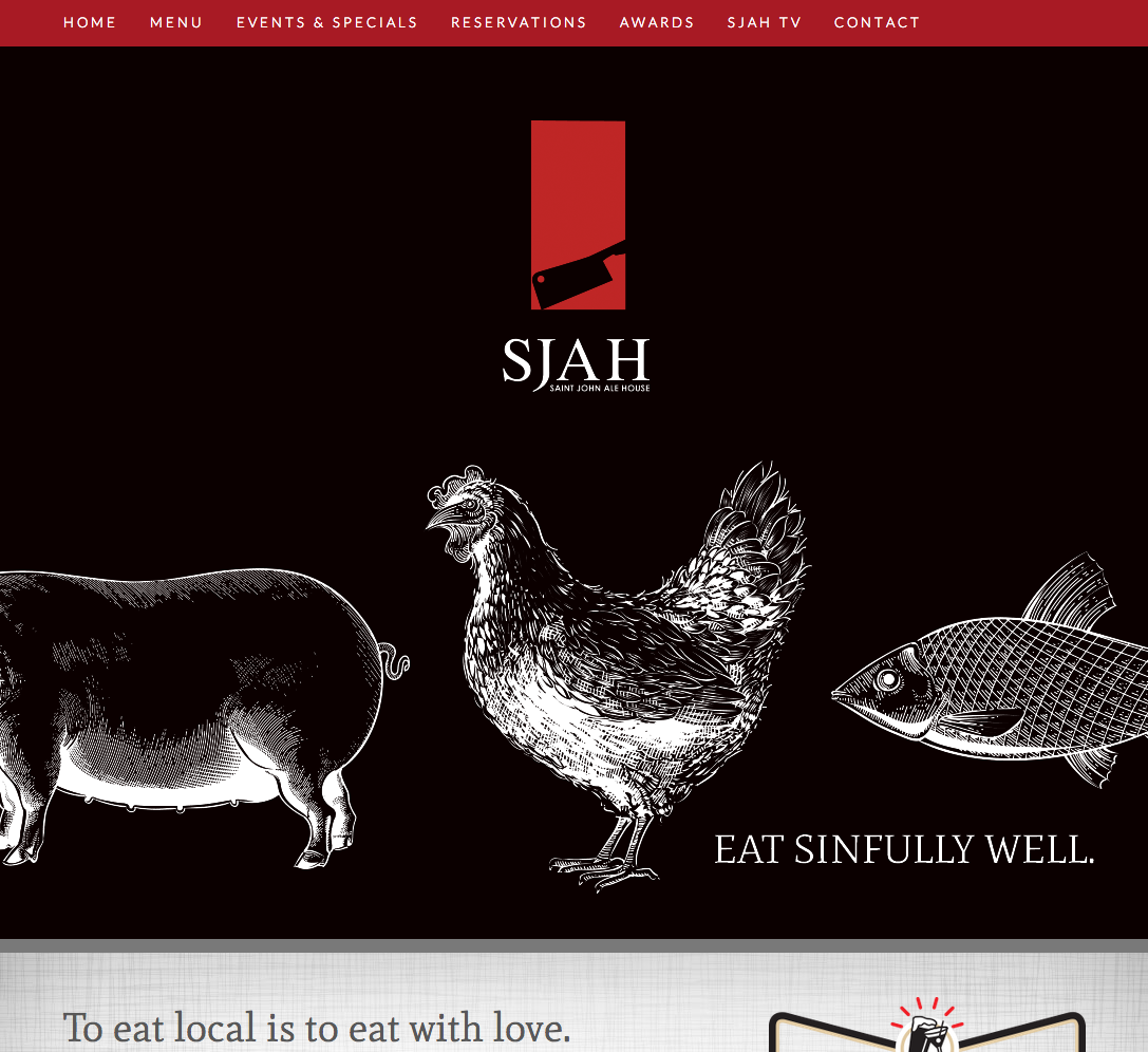 sjah theme websites examples