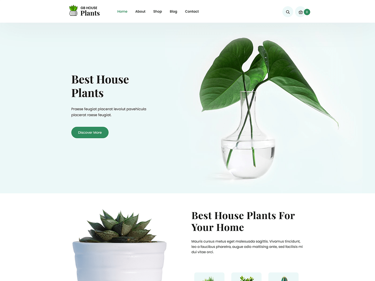 skt-plants theme websites examples