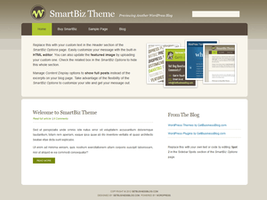 SmartBiz theme websites examples