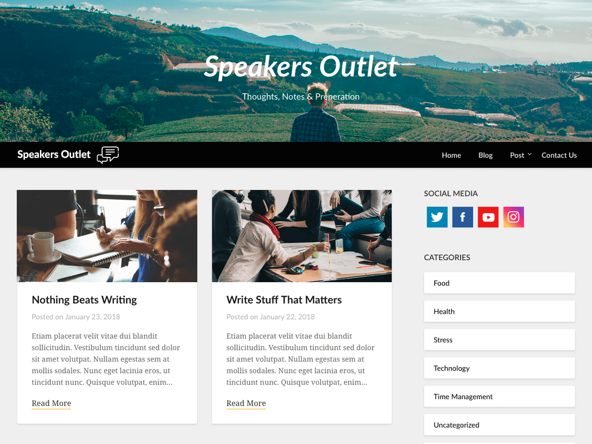 Speakers Outlet WordPress theme, websites list used Speakers Outlet theme Speakers Outlet theme websites examples