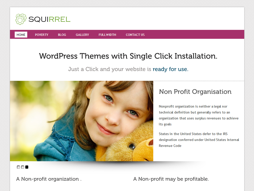 squirreltheme theme websites examples