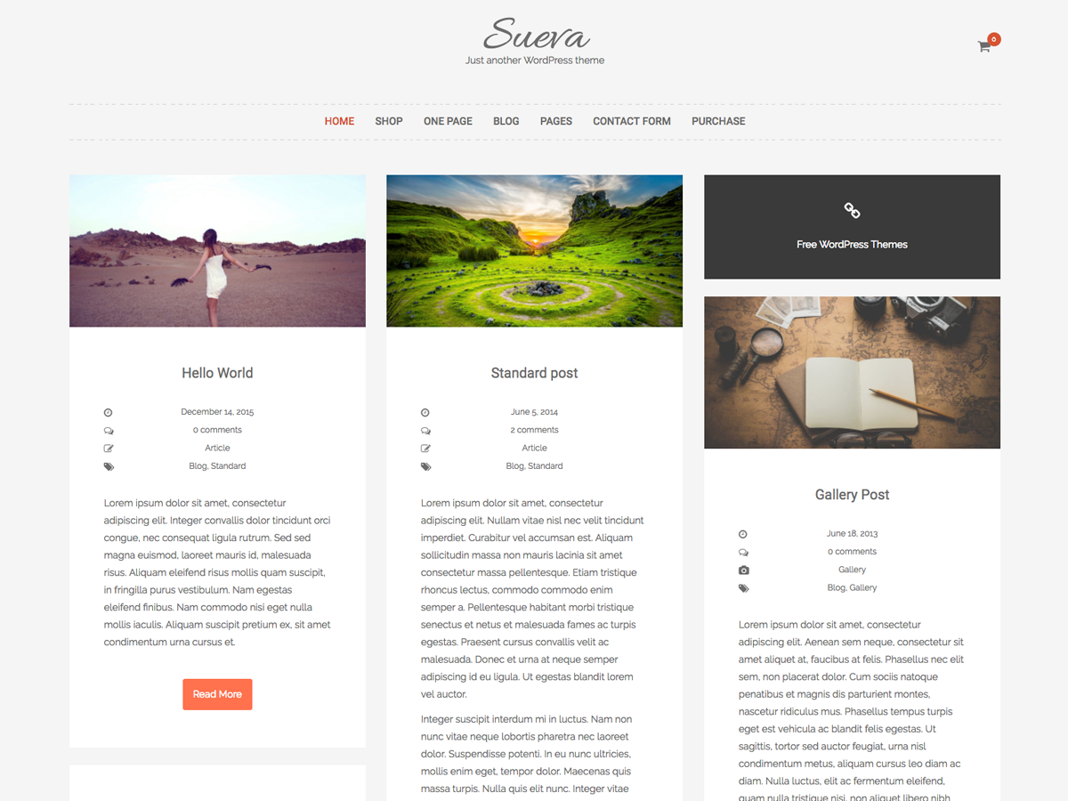 SuevaFree website example screenshot