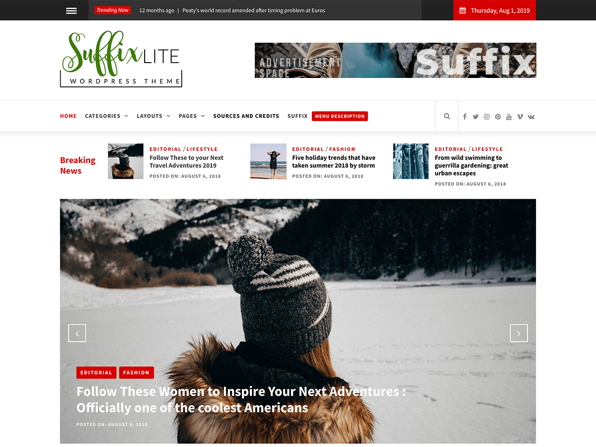 suffix-lite theme websites examples