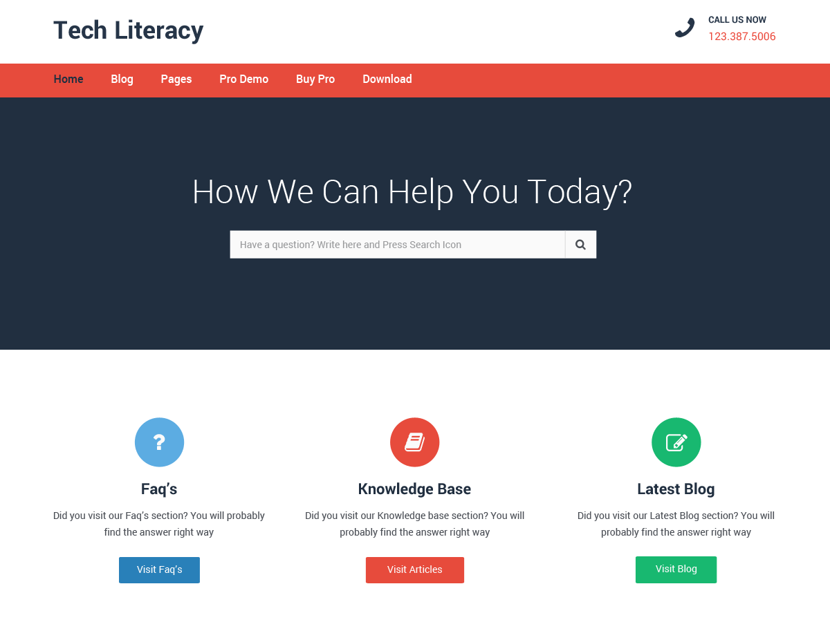 tech-literacy WordPress theme, websites list used tech-literacy theme tech-literacy theme websites examples