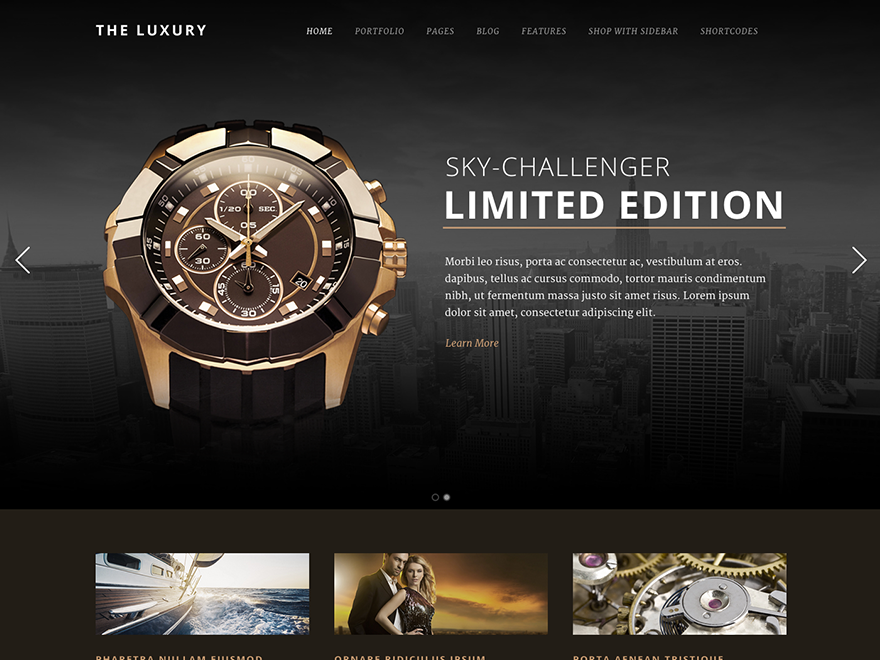 theluxury-v1-02 theme websites examples