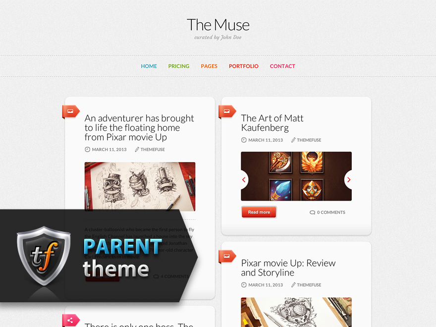 themuse-parent theme websites examples