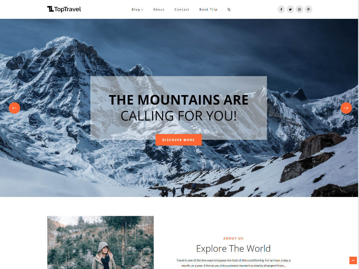 top-travel WordPress theme, websites list used top-travel theme top-travel theme websites examples