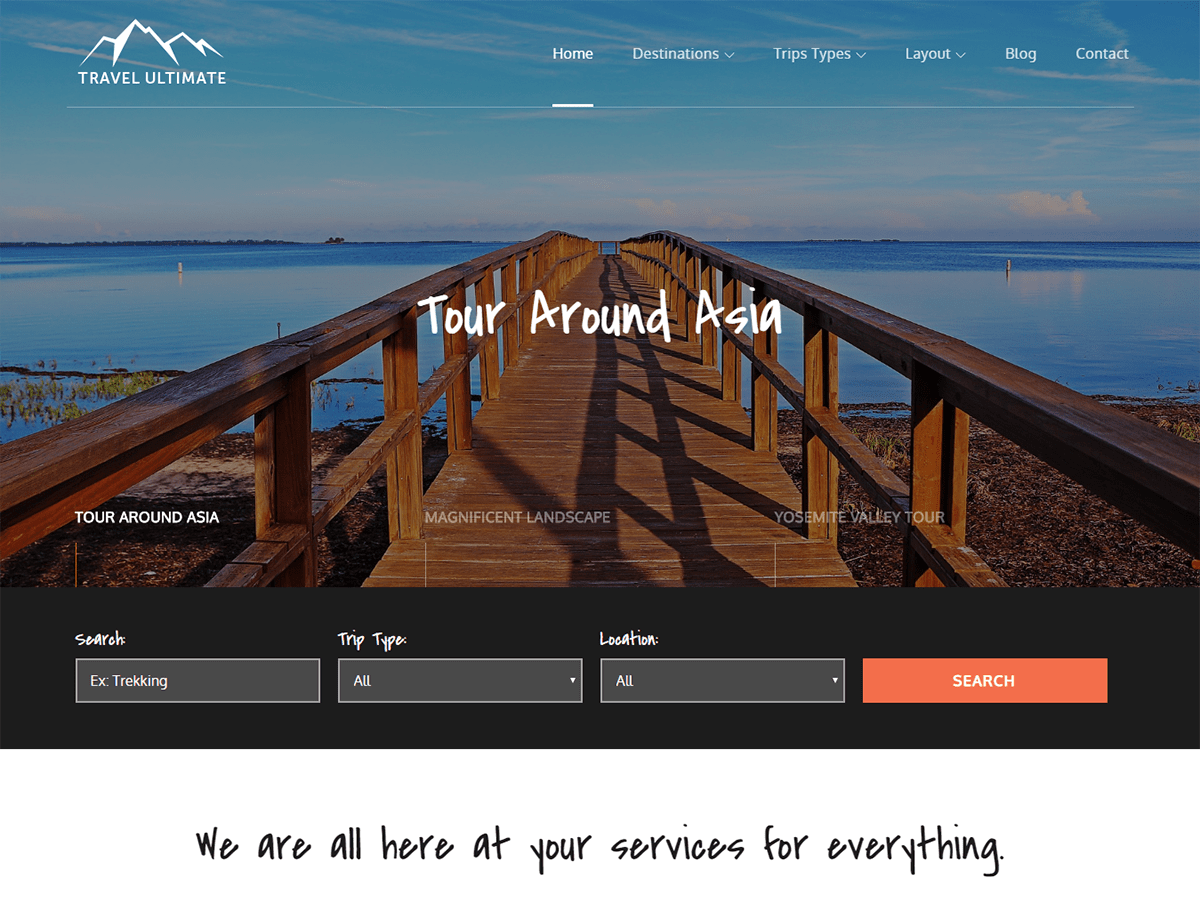 travel-ultimate WordPress theme, websites list used travel-ultimate theme travel-ultimate theme websites examples