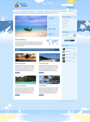 travel_island theme websites examples